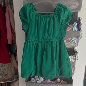 Crewcuts Vibrant Green Kids Dress